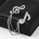 Music Symbol Brooch